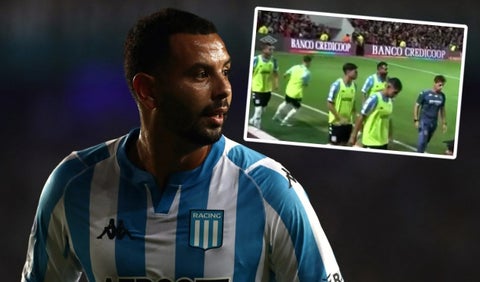 Edwin Cardona y su cruce con un hincha