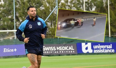 Edwin Cardona siendo detenido por conducir borracho