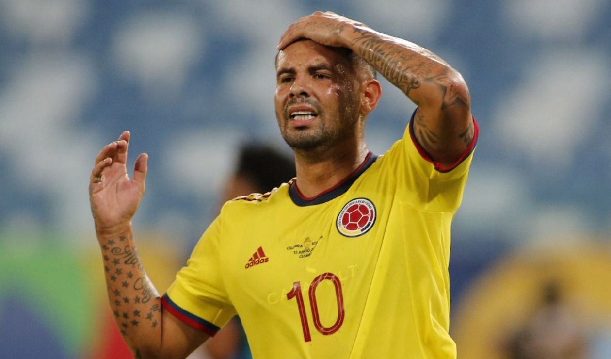 Edwin Cardona con la Selección Colombia