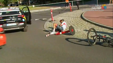 Caída Molano Tour de Polonia