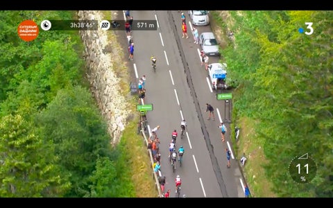Ataque de Roglic a Egan en la Critérium del Dauphiné