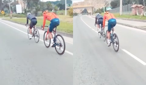 Egan Bernal alcanza los 50 kilómetros por hora