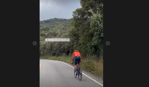 Egan Bernal, alto de la cuchilla