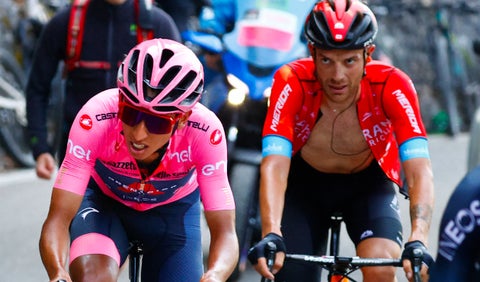 Egan Bernal, Damiano Caruso