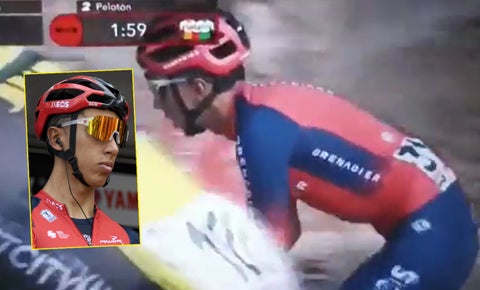 Egan Bernal en la etapa de la Vuelta a Cataluña 2023