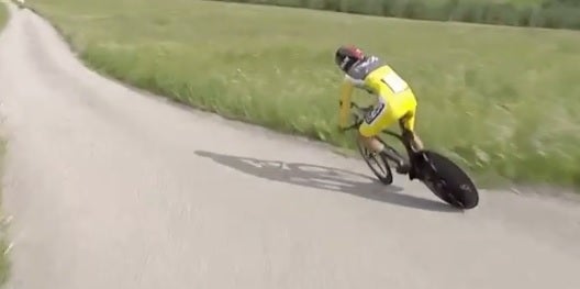 Egan Bernal en la contrarreloj de la Vuelta a Suiza