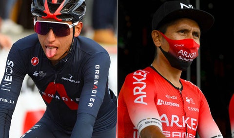 Egan Bernal, Nairo Quintana