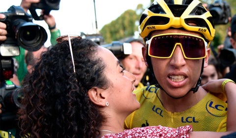 Egan Bernal, Tour de Francia, Xiomy Guerrero