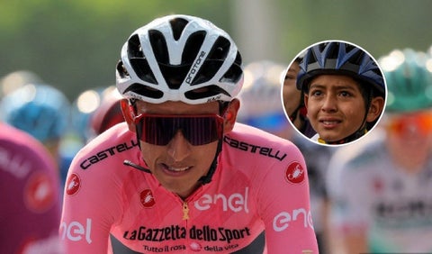 Egan Bernal y Julián Gómez