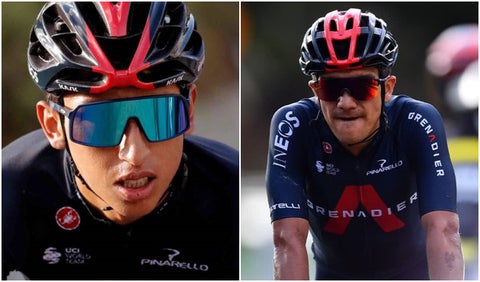 Egan Bernal y Richard Carapaz, team Ineos