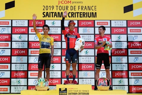 Egan Bernal, podio en el Critérium de Saritama (Japón)
