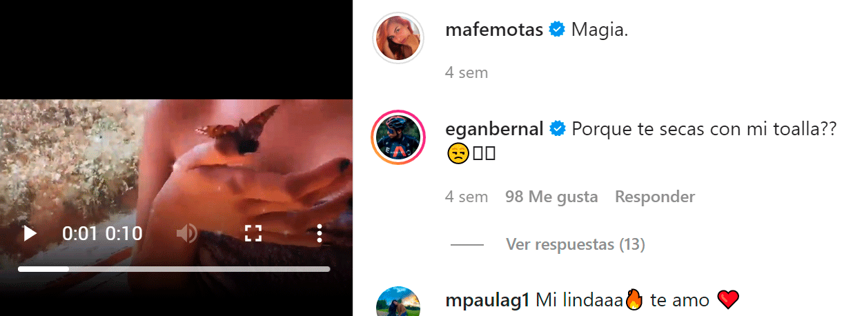 Egan, Mafe Motas, Instagram