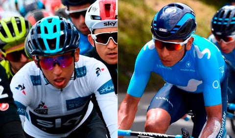 Egan Bernal y Nairo Quintana, los colombianos en el 'top' 10 de la París-Niza