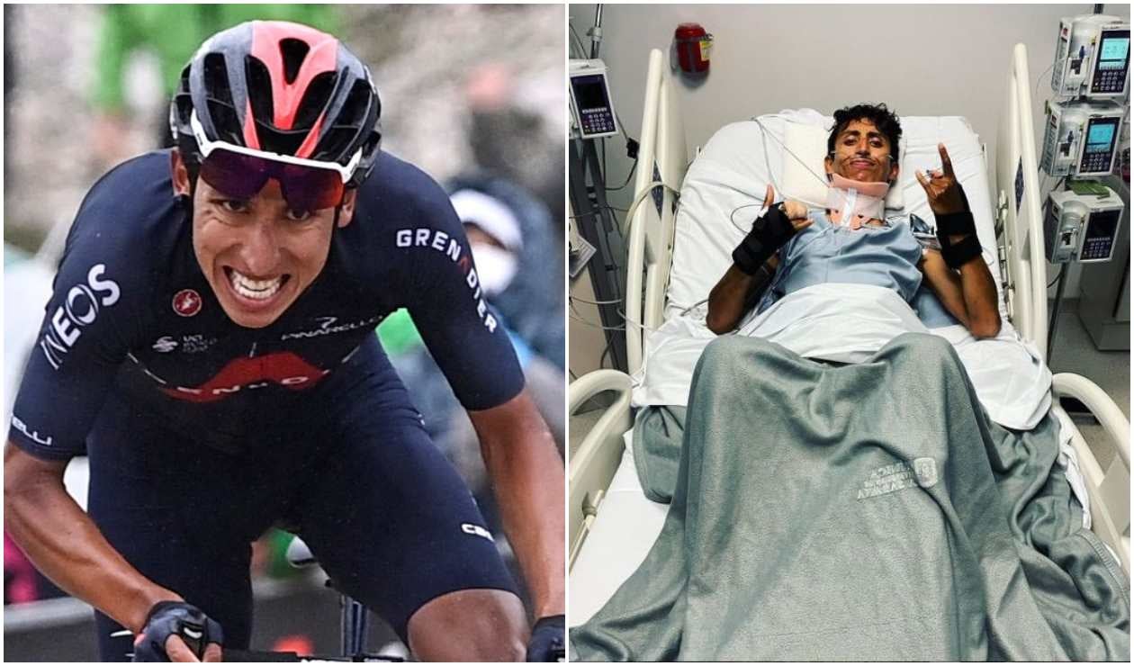 Egan Bernal comparte foto desde el hospital