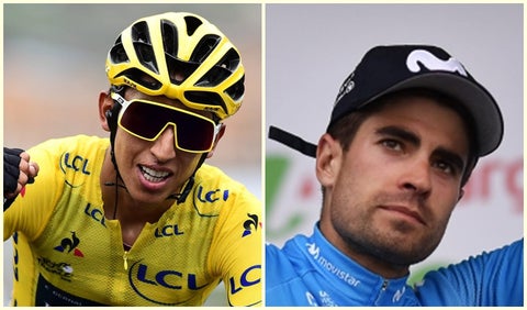 Egan Bernal y Mikel Landa