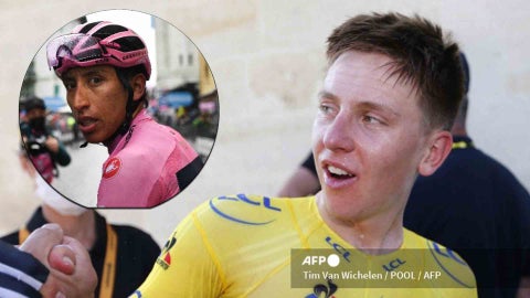 Egan Bernal y Tadej Pogacar