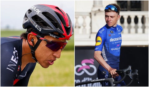 Egan Bernal y Evenepoel