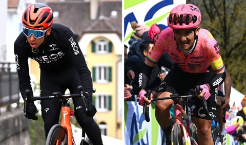 Egan Bernal y Richard Carapaz