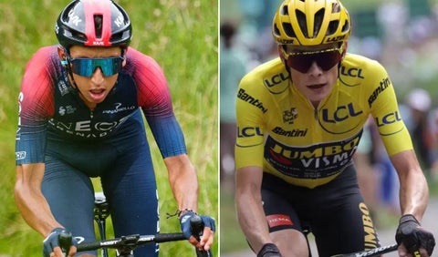 Egan Bernal y Jonas Vingegaard