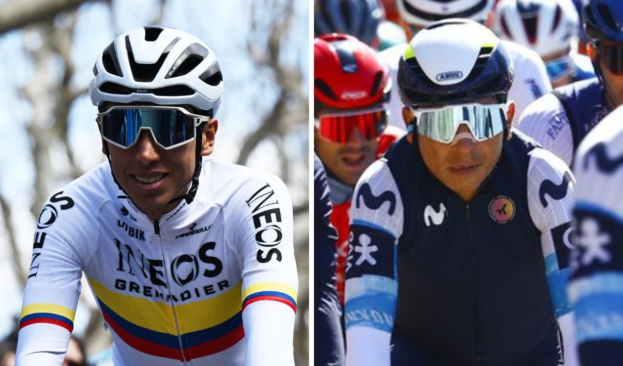 Egan Bernal y Nairo Quintana en la Vuelta a Cataluña 2025