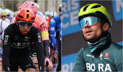 Egan Bernal y Primoz Roglic