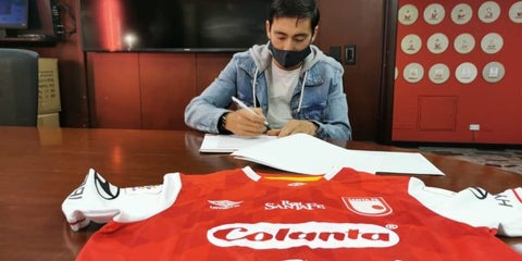 Fabián Sambueza, jugador de Santa Fe