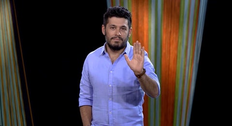 El actor Santiago Alarcón triste por la eliminación de Nacional