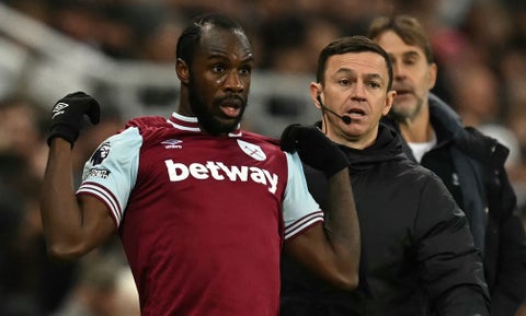 El futbolista británico-jamaicano Michail Antonio, del West Ham United