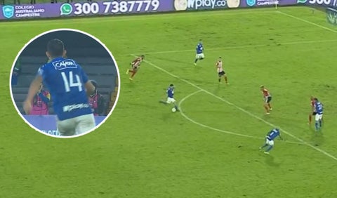 El gol de de Macalister Silva para el triunfo de Millos ante Junior