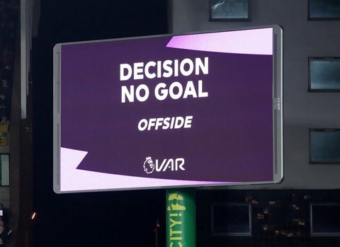 VAR en la Premier League