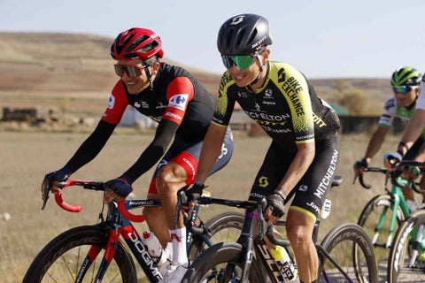 Esteban Chaves y Richard Carapaz