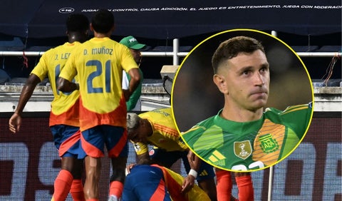 'Dibu' Martínez y la selección Colombia