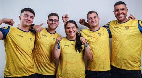 Equipo de arquería de Colombia en los Olímpicos