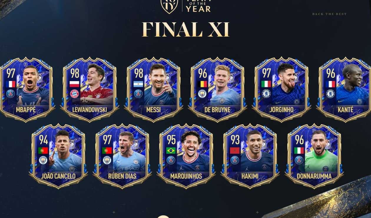 Equipo ideal del año EA Sports