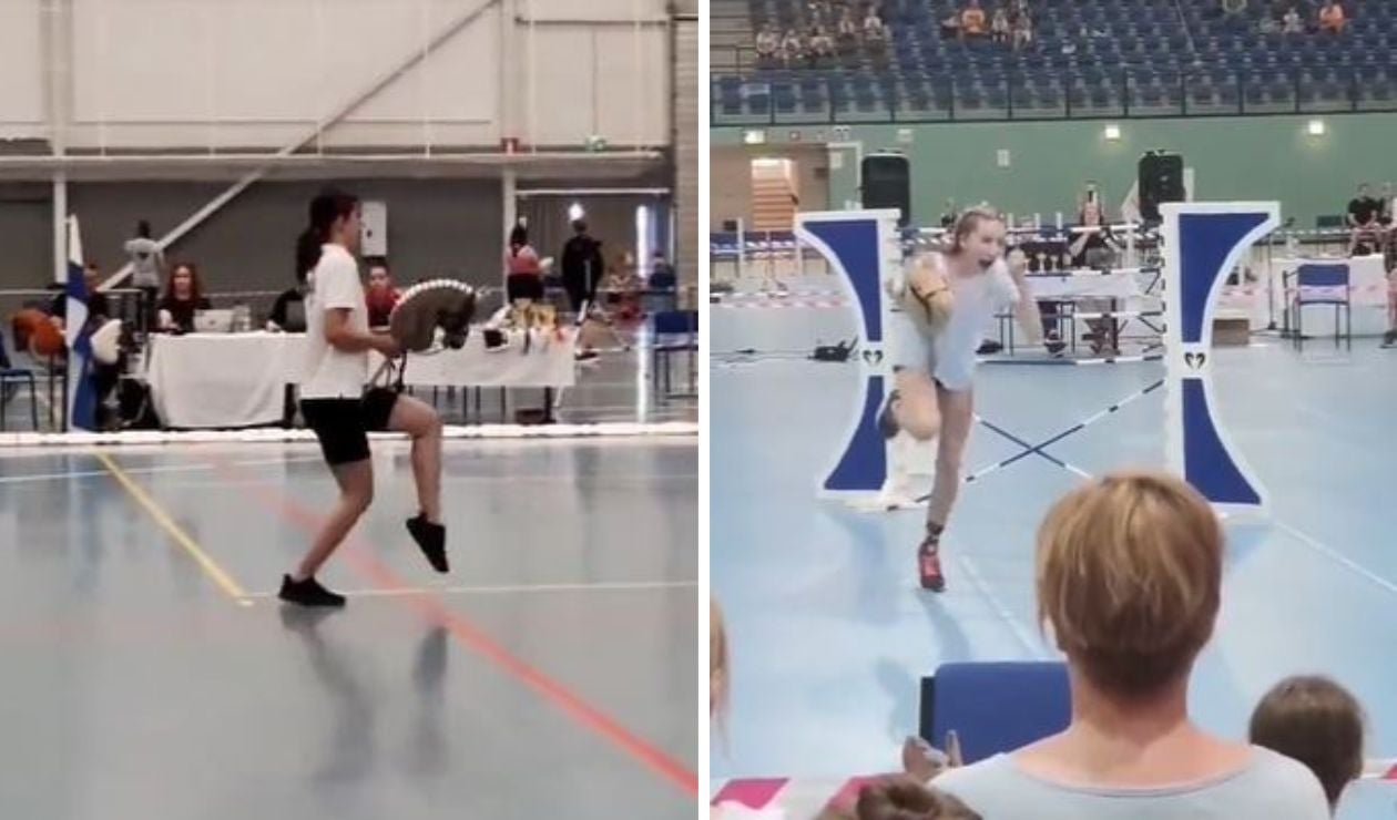 Video de concurso de equitación vegana viral en redes