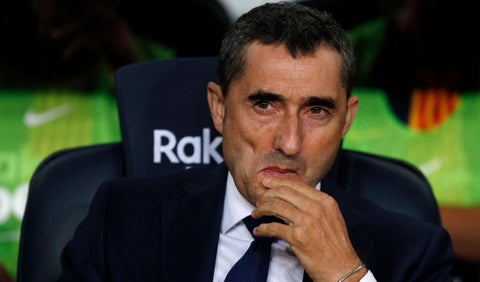 Ernesto Valverde, técnico del Barcelona