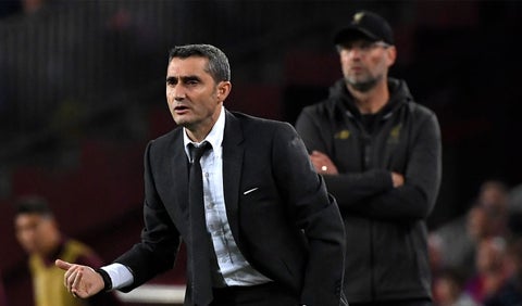 Ernesto Valverde, técnico del Barcelona