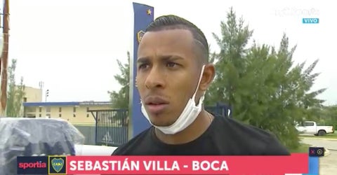 Sebastián Villa, jugador colombiano de Boca Juniors