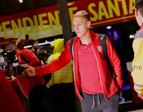 Diego Valdés, delantero de Santa Fe