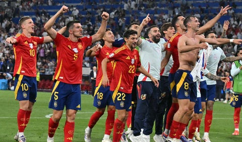 España, finalista de la Eurocopa