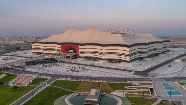 Estadio AL Bayt, sede del partido inaugural de Qatar 2022.