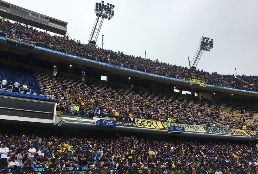 Así fue el entrenamiento en el estadio de La Bombonera, previo a final de la Copa Libertadores