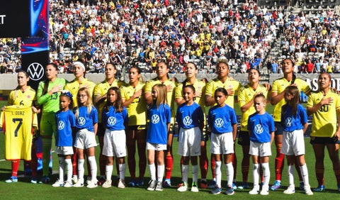 Estados Unidos vs Colombia - amistoso femenino