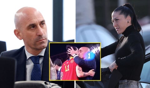 Luis Rubiales y Jennifer Hermoso