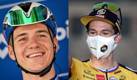 Evenepoel y Roglic