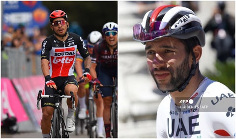 Caleb Ewan y Fernando Gaviria