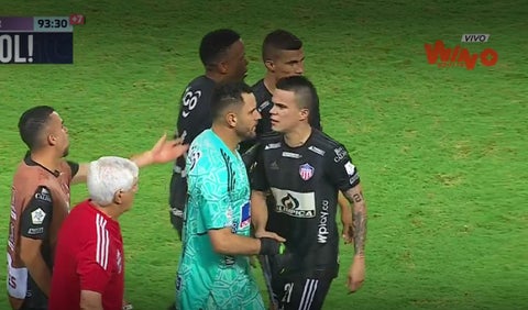 Expulsión de Viera en Pereira vs Junior
