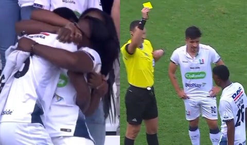 Expulsión Yeiler Valencia - Once Caldas vs Cali, Liga Betplay II 2023