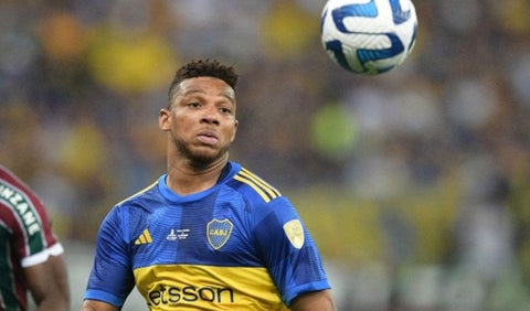 Fabra con Boca Juniors