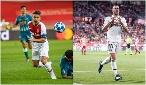 Falcao García y Gareth Bale